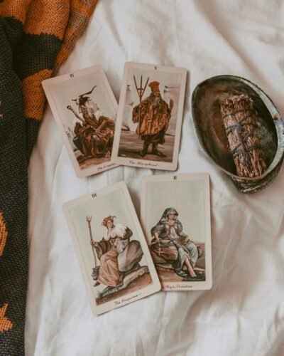 Tarot cards deck